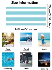 1 Họa Tiết Sọc Đi Biển, Đơn Giản Sợi Nhỏ Khăn Tắm, Khăn Tắm Cho Du Lịch, Kỳ Nghỉ, Mùa Hè - Nhiều màu - Xem 2