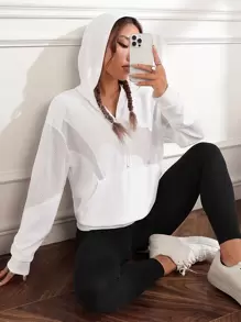 Easithlete Sweat-shirt à capuche à poche kangourou sport