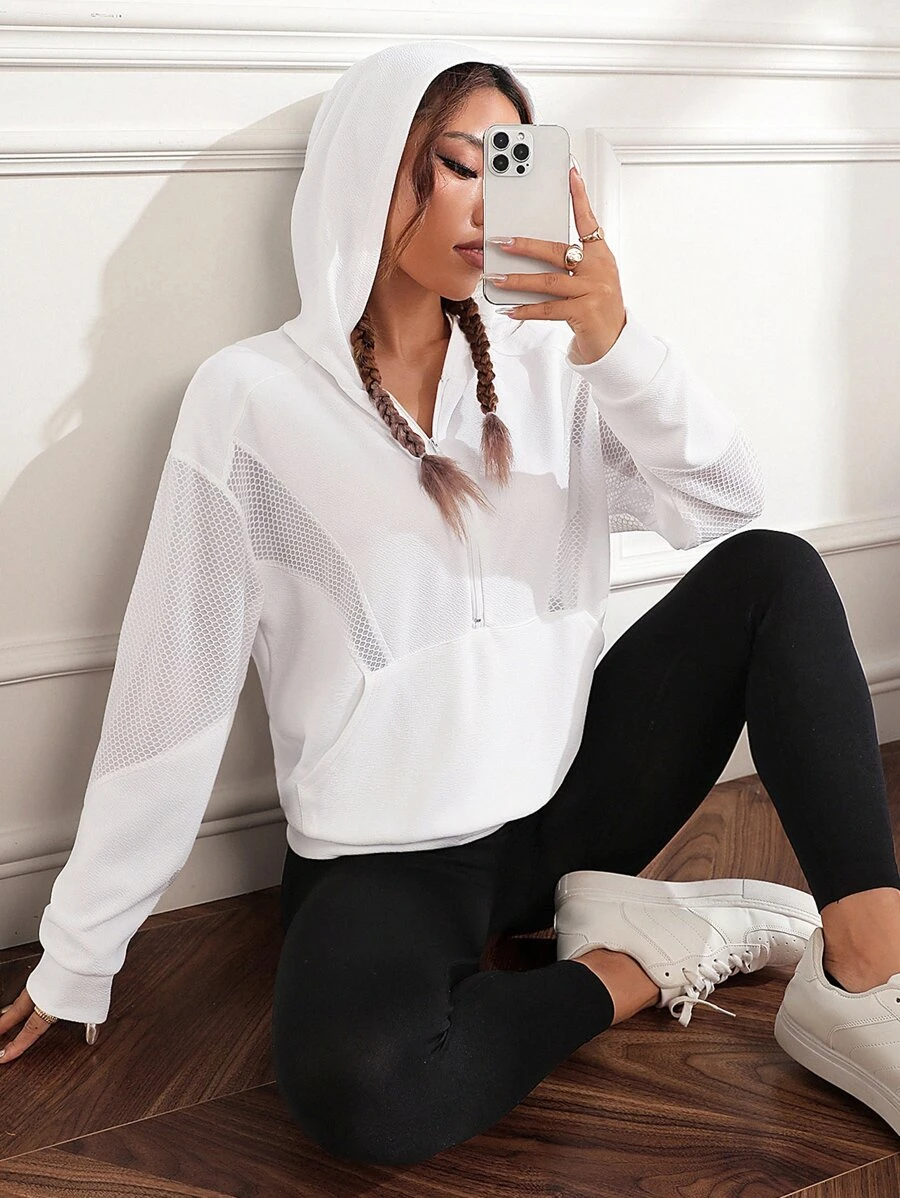 Easithlete Sweat-shirt à capuche à poche kangourou sport