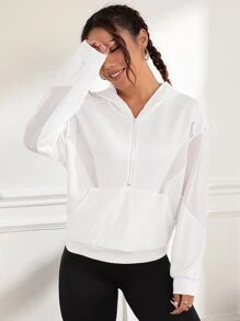 Easithlete Sweat-shirt à capuche à poche kangourou sport