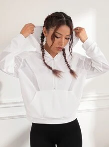 Easithlete Sweat-shirt à capuche à poche kangourou sport