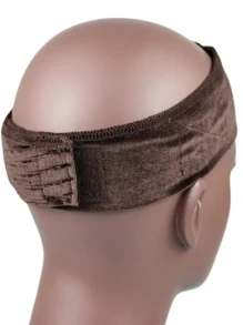 Wig Headband - Brown - View 3