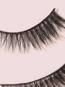 MAGEFY 10 Pairs Of Natural Full False Eyelashes,Thick Curling FluffyEyelashes For Party Use Manga Eyelashes, Travel Essentials - Black - View 4