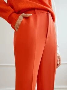 MOTF PREMIUM PRESS CREASE TAILORED TROUSERS - Orange - View 5
