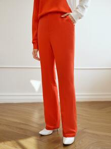 MOTF PREMIUM PRESS CREASE TAILORED TROUSERS - Orange - View 8