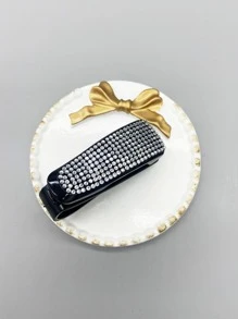 مقبض نظارات حاجب شمس للسيارة بديكور حجر الراين قطعة واحدة