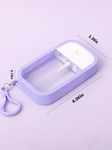 1 PC 45ml Purple Card Spray Perfume Hand Spray Bottle Refillable Spray Bottle, Living Room Home Bedroom Bathroom House Decor, Travel Stuff, Wedding, Party, Birthday, Gifts For Men Mom Dad Friends, New Years, Accessories, Funny Gift - Purple - View 5