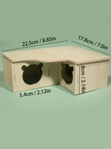 1pc House Design Hamster Toy - Multicolor - View 4