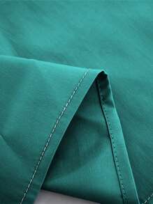 1入組素色枕套不附帶枕芯 - 綠色 - 查看 3