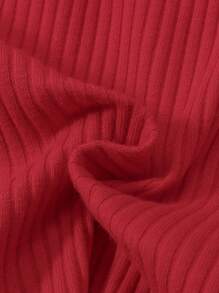 SHEIN Young Girl Ruffle Trim Tank Top & Polka Dot Skirt - Multicolor - View 4