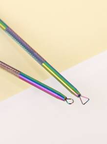 2 piezas de acero inoxidable Aguja para el acné Set - Multicolor - Ver 2