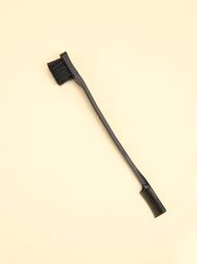 WANMEI 1支双面边缘控制梳 - 高级美发工具，采用柔软刷毛和细密梳齿，完美打造精致发际线、碎发和眉形 - 适用于干湿发质、自然卷发、粗硬或纹理发质，是返校和旅行的必备单品 - 女性适用