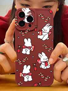 Cartoon Rabbit Phone Case - Multicolor - View 1