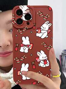 Cartoon Rabbit Phone Case - Multicolor - View 4