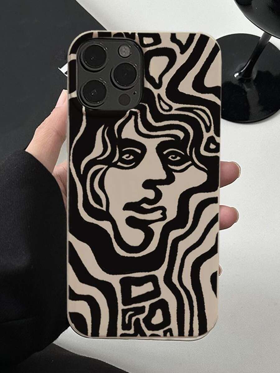 Funda para teléfono con gráfico de figura compatible con iPhone15/15Plus/15Pro/15Promax - Multicolor - Ver 1