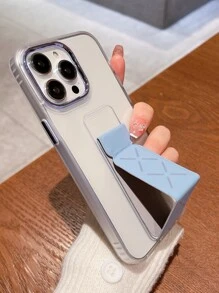 Vỏ điện thoại trong suốt có đế từ tính - Màu xanh lam - Xem 1