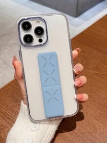 Vỏ điện thoại trong suốt có đế từ tính - Màu xanh lam - Xem 2