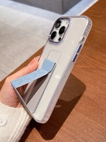 Vỏ điện thoại trong suốt có đế từ tính - Màu xanh lam - Xem 4