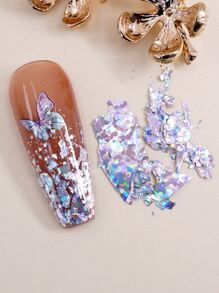 1 hộp trang trí móng nghệ thuật - Bạc - Xem 3