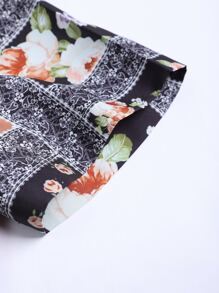 Manfinity Men Floral Print Shirt - Multicolor - View 4