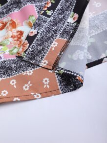 Manfinity Men Floral Print Shirt - Multicolor - View 3