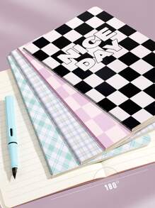 1 Máy Tính Xách Tay Họa Tiết Kẻ Sọc Ngẫu Nhiên - Nhiều màu - Xem 2