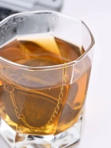 1入組不銹鋼濾茶器 - 金色 - 查看 3