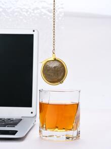 1入組不銹鋼濾茶器 - 金色 - 查看 5