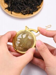 1入組不銹鋼濾茶器 - 金色 - 查看 6