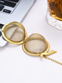 1入組不銹鋼濾茶器 - 金色 - 查看 8