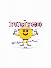 JORD.DESIGNS Plus Size Cartoon & Slogan Graphic Drop Shoulder Tee - White - View 2
