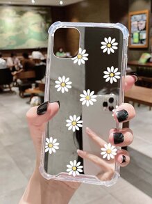 花朵圖案鏡面手機殼 - 彩色 - 查看 2