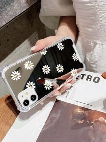 花朵圖案鏡面手機殼 - 彩色 - 查看 4