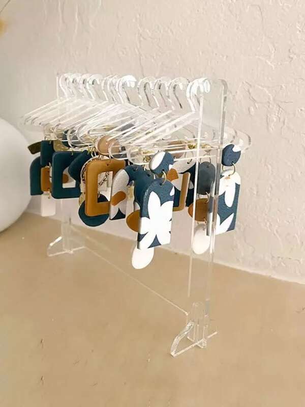 1pc Clear Earring Storage Rack SHEIN USA