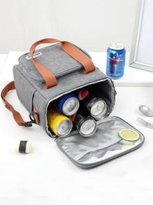 BRIVILAS 1pc Portable Lunch Box - Multicolor - View 2