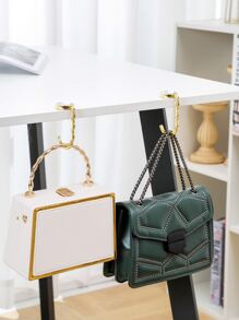 1入組水鑽裝飾錢包鉤 - 無色 - 查看 2