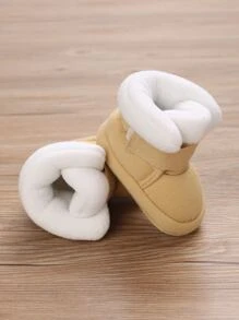 Bebé Botas de nieve con forro térmico - Albaricoque - Ver 3