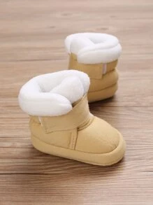 Bebé Botas de nieve con forro térmico - Albaricoque - Ver 4