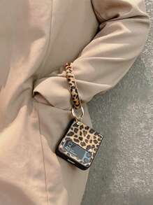 豹紋手機殼附帶繩子 - 彩色 - 查看 2