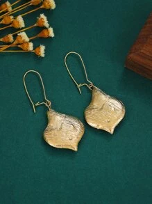 情人节仿珍珠装饰花朵耳坠 - 彩色 - 查看 5