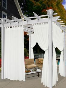 BONZER 1只戶外防水白色攀爬窗掛幕 - 米色 - 查看 1