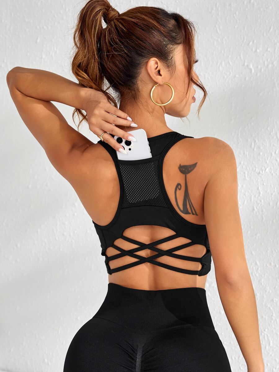 Easithlete 後背十字交叉運動型文胸帶手機袋