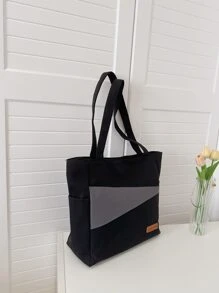New Arrival Large Capacity Casual And Versatile Commuter Tote Bag For Women - Black - View 3