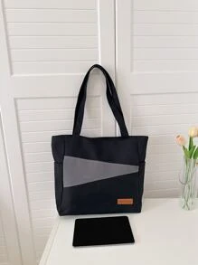 New Arrival Large Capacity Casual And Versatile Commuter Tote Bag For Women - Black - View 5