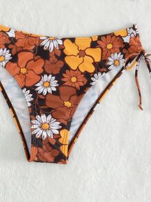 Bộ Bikini Đi Biển Mùa Hè Thắt Nơ Họa Tiết Hoa - Nhiều màu - Xem 7