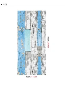 1 pieza Papel mural grano de madera - Multicolor - Ver 3