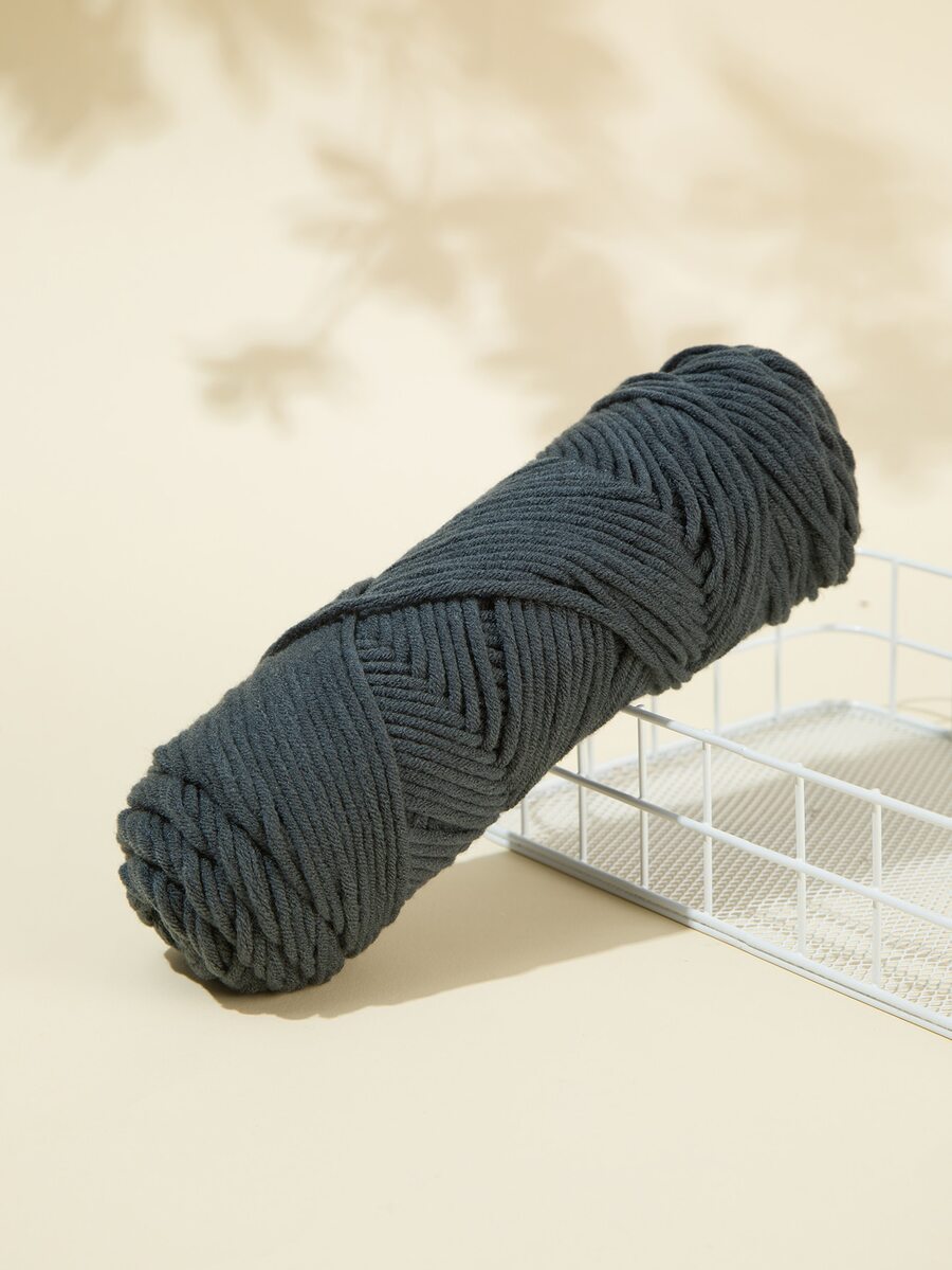 Sợi tự làm 1skein - Màu xám đen - Xem 1