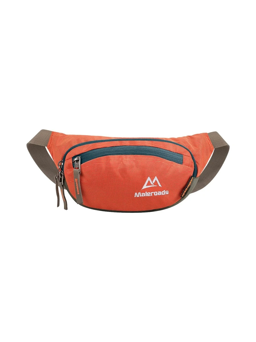 1pc Letter Graphic Running Bag - Orange - View 1