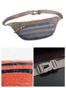 1pc Letter Graphic Running Bag - Orange - View 4