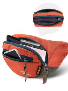 1pc Letter Graphic Running Bag - Orange - View 3